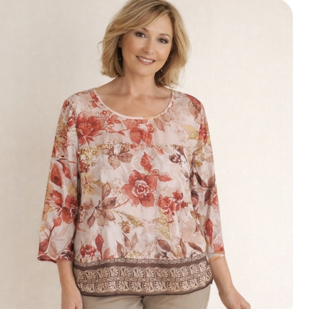 ⭐️ Host Pick ⭐️ Alfred Dunner | Vintage Multicolor Blouse